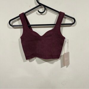 NWT pop flex bra nwt seamless sports bra plum color women’s